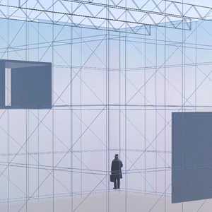 Konzept, Lichtplanung und Visualisierung Kunstausstellung, Architekturbüro Aschaffenburg
