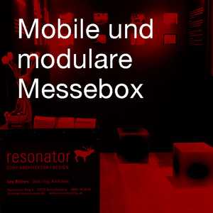mobile und modulare Messebox Aschaffenburg, Design und Planung
