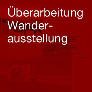 Überarbeitung Grafikdesign Wanderausstellung Aschaffenburg